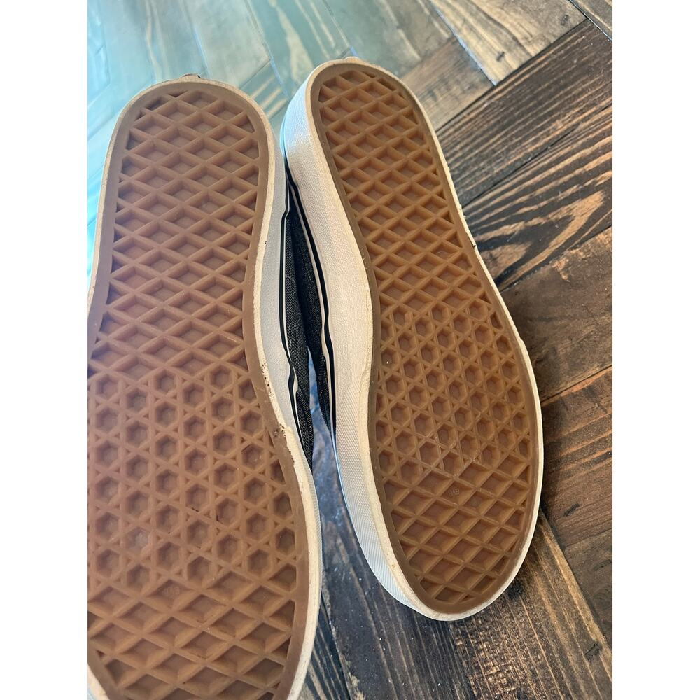 Vans Lace Up Sneaker Shoes Unisex Youth 4 Skater Grunge School Basic Neutral - Picture 6 of 9